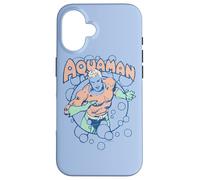 Custodia per iPhone 16 Aquaman Swimming Bubbles