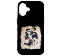 Custodia per iPhone 16 Artista - Italian Rennaissance Art Ninjas Funny