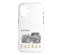 Custodia per iPhone 16 Atene Grecia in lingua greca con architettura greca