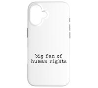 Custodia per iPhone 16 Audace Diritti Umani Attivismo Empowerment Design Minimalista