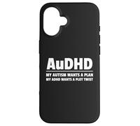 Custodia per iPhone 16 AuDHD Autismo ADHD Menti neurodivergenti