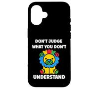 Custodia per iPhone 16 Autistic don't judge what you don't understand autism