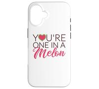 Custodia per iPhone 16 Awesome Summer Fruits You're One in a Melon Watermelon