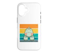 Custodia per iPhone 16 Baby T.Rex che dorme pacifico dinosauro carino preistorico