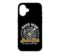 Custodia per iPhone 16 Band Mom Social Marching Band Parent Booster