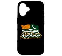 Custodia per iPhone 16 Bandiera del Kashmir Patriotic AJK Uomini Donne Bambini Azad Kashmir