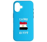 Custodia per iPhone 16 Bandiera dell'Egitto Distressed Cairo Pride