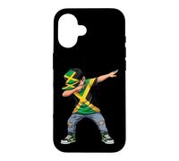Custodia per iPhone 16 Bandiera giamaicana Dab Pose Caribbean Pride