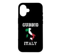 Custodia per iPhone 16 Bandiera Italia invecchiata Gubbio Pride