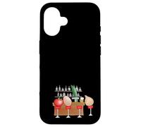 Custodia per iPhone 16 bar insalata, cibo sano gioco di parole vegetali vegane per gli amanti delle insalate