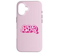 Custodia per iPhone 16 Barbecue Grill Pink Retro Funny BarBQ Classic Girl Gear