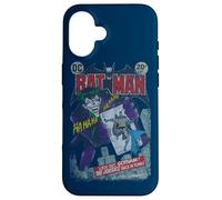Custodia per iPhone 16 Batman #251 Distressed Laughing Joker