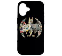 Custodia per iPhone 16 Batman 80th Anniversary Shield Logo