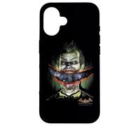 Custodia per iPhone 16 Batman: Arkham Asylum Joker Crazy Lips