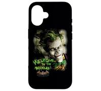 Custodia per iPhone 16 Batman: Arkham Asylum Joker Welcome to the Madhouse