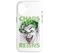 Custodia per iPhone 16 Batman Classic TV Series The Joker Chaos Reigns