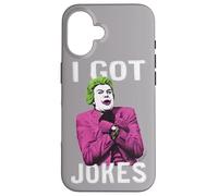 Custodia per iPhone 16 Batman Classic TV Series The Joker Got Jokes