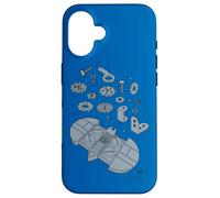 Custodia per iPhone 16 Batman Crime Kit