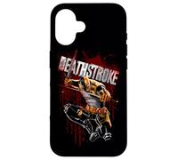 Custodia per iPhone 16 Batman Deathstroke Blood Splattered