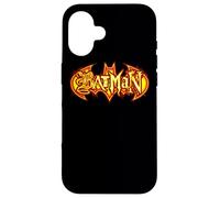 Custodia per iPhone 16 Batman Fiery Shield