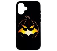Custodia per iPhone 16 Batman Halloween Jack O' Bat