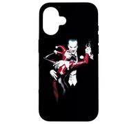 Custodia per iPhone 16 Batman Harley and Joker