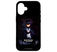 Custodia per iPhone 16 Batman Returns Batman Catwoman Penguin Poster
