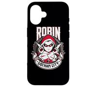 Custodia per iPhone 16 Batman Robin Gotham City