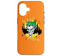 Custodia per iPhone 16 Batman The Joker All Tricks No Treats