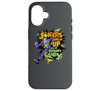 Custodia per iPhone 16 Batman The Joker Goblin Candy