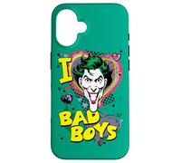 Custodia per iPhone 16 Batman The Joker Joker I Heart Bad Boys