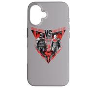 Custodia per iPhone 16 Batman v Superman Battle For Gotham