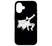 Custodia per iPhone 16 Batman v Superman Knight Silhouette