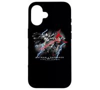 Custodia per iPhone 16 Batman v Superman Lightning v Heat Vision
