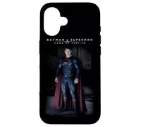 Custodia per iPhone 16 Batman v Superman Stand Tall
