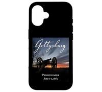 Custodia per iPhone 16 Battaglia di Gettysburg Guerra Civile
