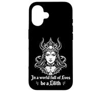 Custodia per iPhone 16 Be A Lilith Demon Angel Funny Gothic Occulto