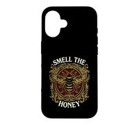 Custodia per iPhone 16 Beekeeper Smell The Honey Vintage Bee Apiary Graphic