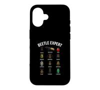 Custodia per iPhone 16 Beetle Expert - Grafico per insetti con cervo Ercole, scarabeo e