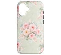 Custodia per iPhone 16 Begonie Provinciali Vintage Paese Francese Salvia Morbida