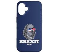 Custodia per iPhone 16 Ben Franklin Brexit 1776
