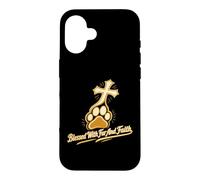 Custodia per iPhone 16 Benedetto Con Pelliccia E Fede Christian Paw