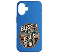 Custodia per iPhone 16 Benedetto da Dio amato da Gesù Fede cristiana