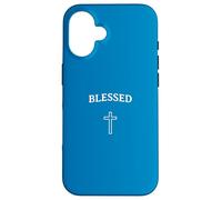 Custodia per iPhone 16 Benedetto Semplice Minimalistico Religioso Fede Cristiana