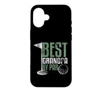 Custodia per iPhone 16 Best Grandpa By Par Father's Day Golf Grandad Golfing Gift