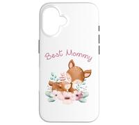 Custodia per iPhone 16 Best Mommy - Mother's Day Cute Mom & Baby Dear Graphic