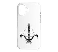 Custodia per iPhone 16 Bici da strada BMX Rider POV Grind Rail Design