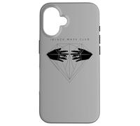 Custodia per iPhone 16 Birds of Prey Black Mask Club Logo