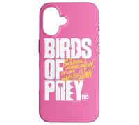 Custodia per iPhone 16 Birds of Prey White and Yellow Logo