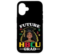 Custodia per iPhone 16 Black History Girl Future HBCU Grad Ragazze Africane Bambini Donne